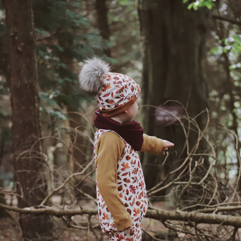 Fallen Leaves Bobble Hat