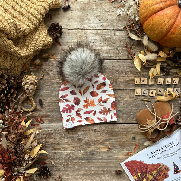 Fallen Leaves Bobble Hat