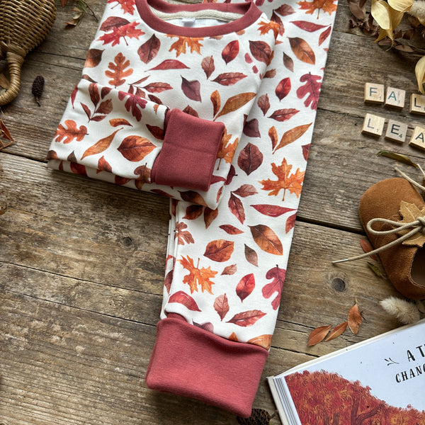 Fallen Leaves BeeJamas | Cosy Long