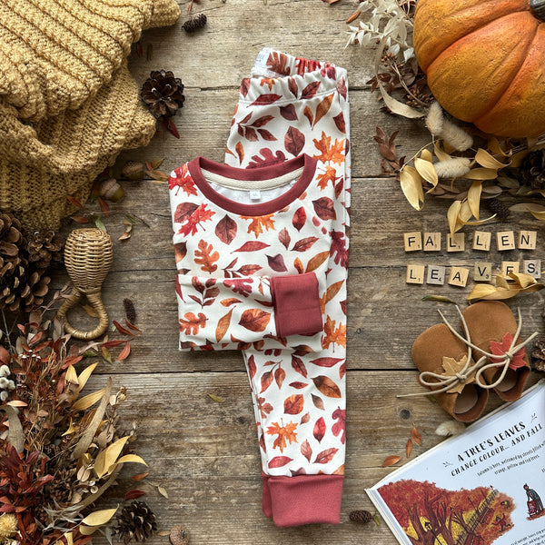 Fallen Leaves BeeJamas | Cosy Long