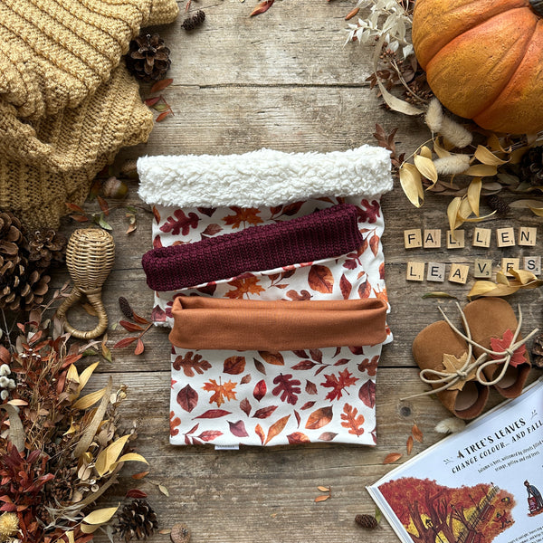 Fallen Leaves Printed Snood