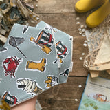 Fish 'n' Ships Dribble Bib