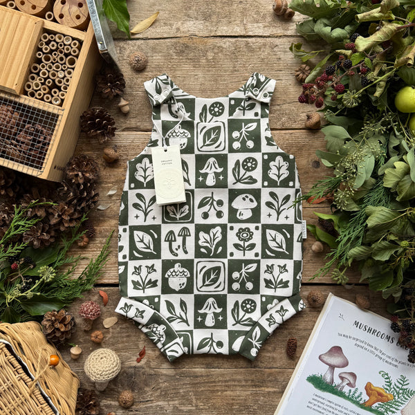 Forager's Quilt Bloomer Romper