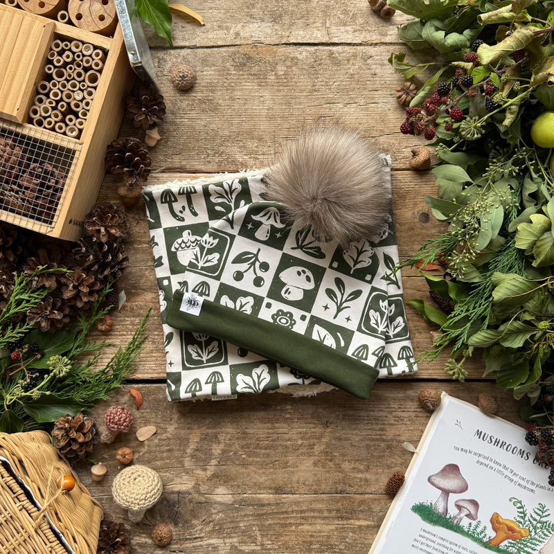 Forager's Quilt Bobble Hat