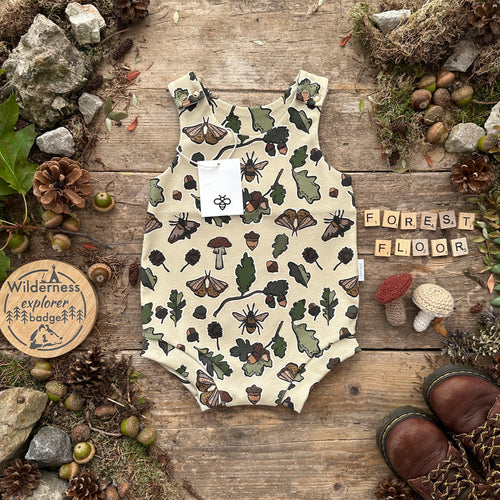 Forest Floor Bloomer Romper