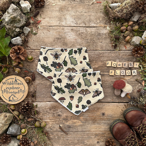 Forest Floor Dribble Bib