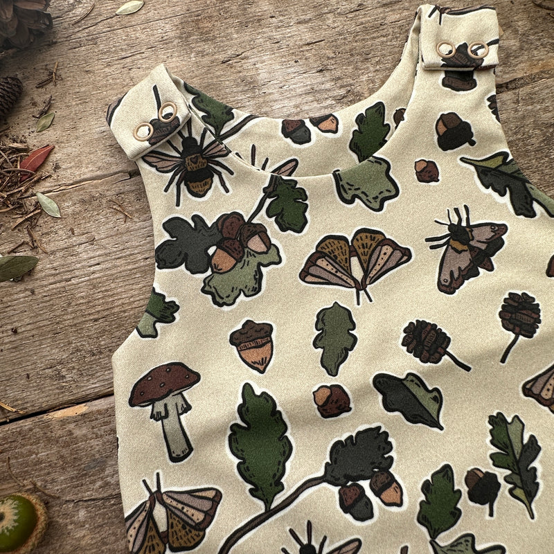 Forest Floor Footed Romper
