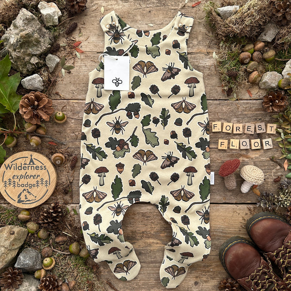 Forest Floor Footed Romper | Ready To Post