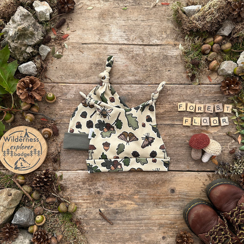 Forest Floor Knotted Hat