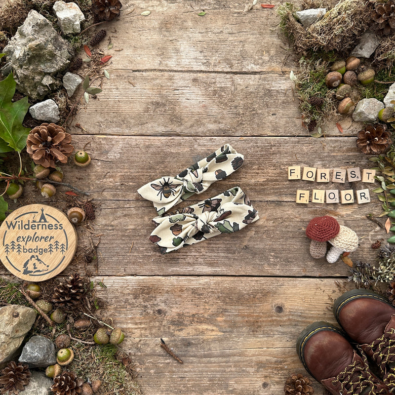 Forest Floor Knot Bow Headband