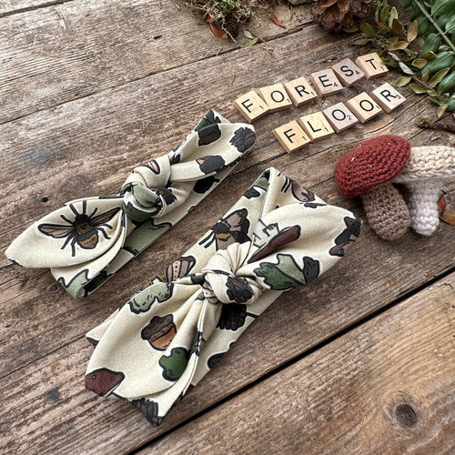 Forest Floor Knot Bow Headband