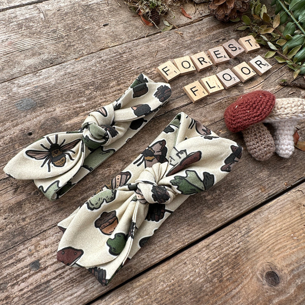Forest Floor Knot Bow Headband