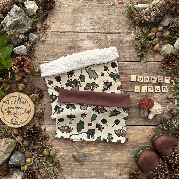 Forest Floor Printed Snood | Ready To Post