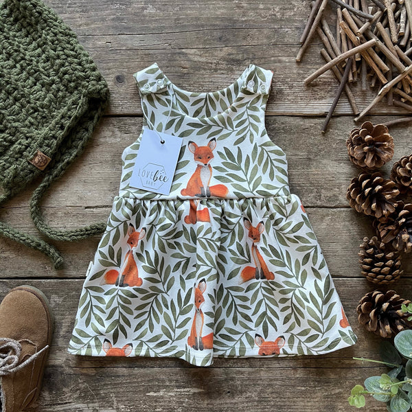 Fox And Leaves Dress | Ready To Post