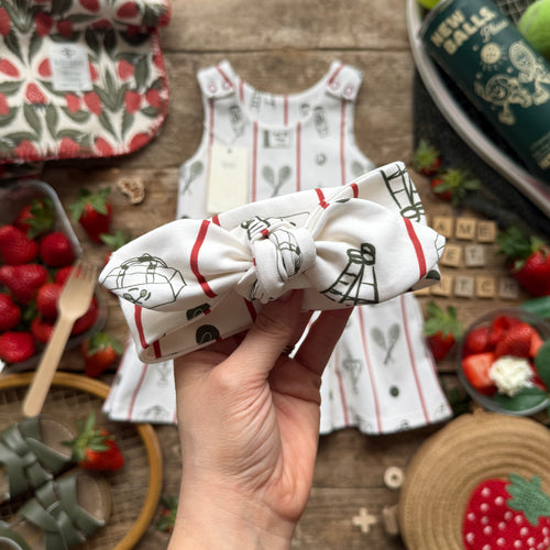 Game, Set, Match! Knot Bow Headband