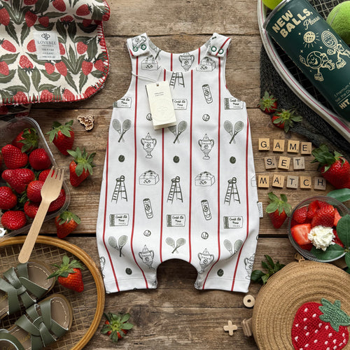 Game, Set, Match! Short Romper
