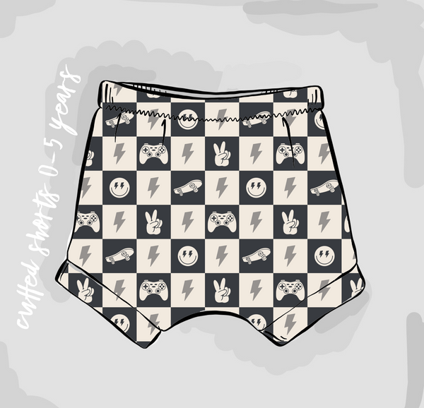 Gaming Cuffed Shorts