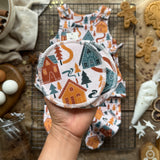 Gingerbread Village Breast Pads