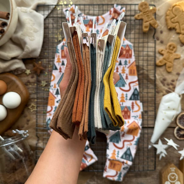 Gingerbread Village | Style With Bee | Socks