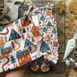 Gingerbread Village Knotted Hats
