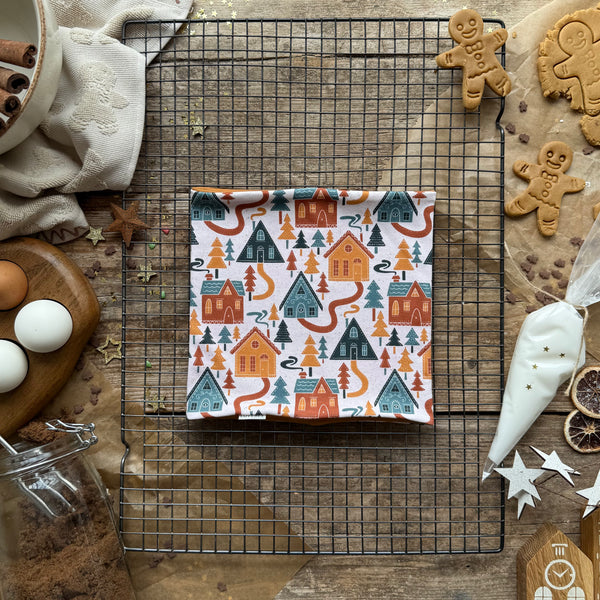 Gingerbread Village Printed Snood