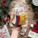 Gold Santa Stripe | Style With Bee | Socks