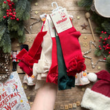 Gold Santa Stripe | Style With Bee | Socks
