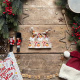 Gold Santa Stripe Knotted Hats