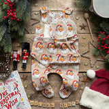Gold Santa Stripe New Baby Bundle