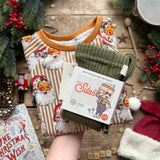 Gold Santa Stripe | Style With Bee | Silly Silas