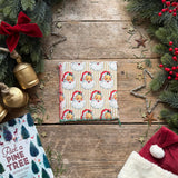 Gold Santa Stripe Stocking - Single