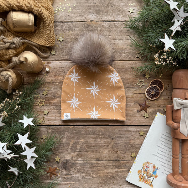 Golden Wishes Bobble Hat