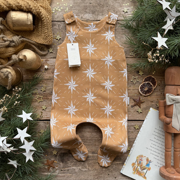 Golden Wishes Footed Romper