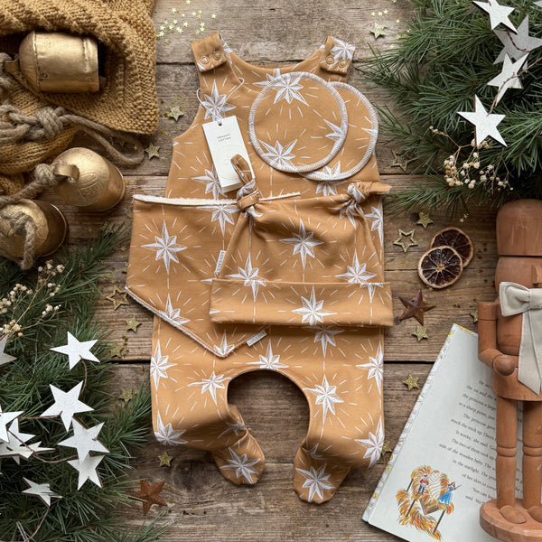 Golden Wishes Footed Romper