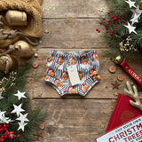 Green Santa Stripe Bloomers