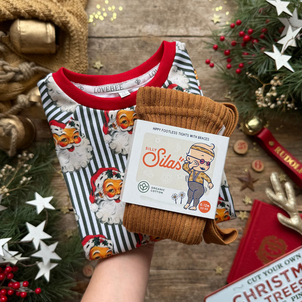Green Santa Stripe | Style With Bee | Silly Silas