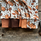 Rustic Pumpkins Knotted Hats