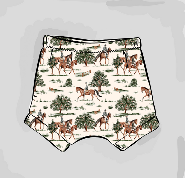 Equestrian Cuffed Shorts
