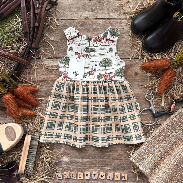 Equestrian and Manor House Check Hybrid Dress | Ready To Post