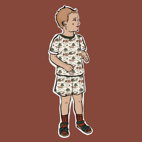 Equestrian Short BeeJamas