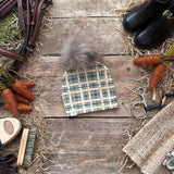 Manor Check Bobble Hat | SALE