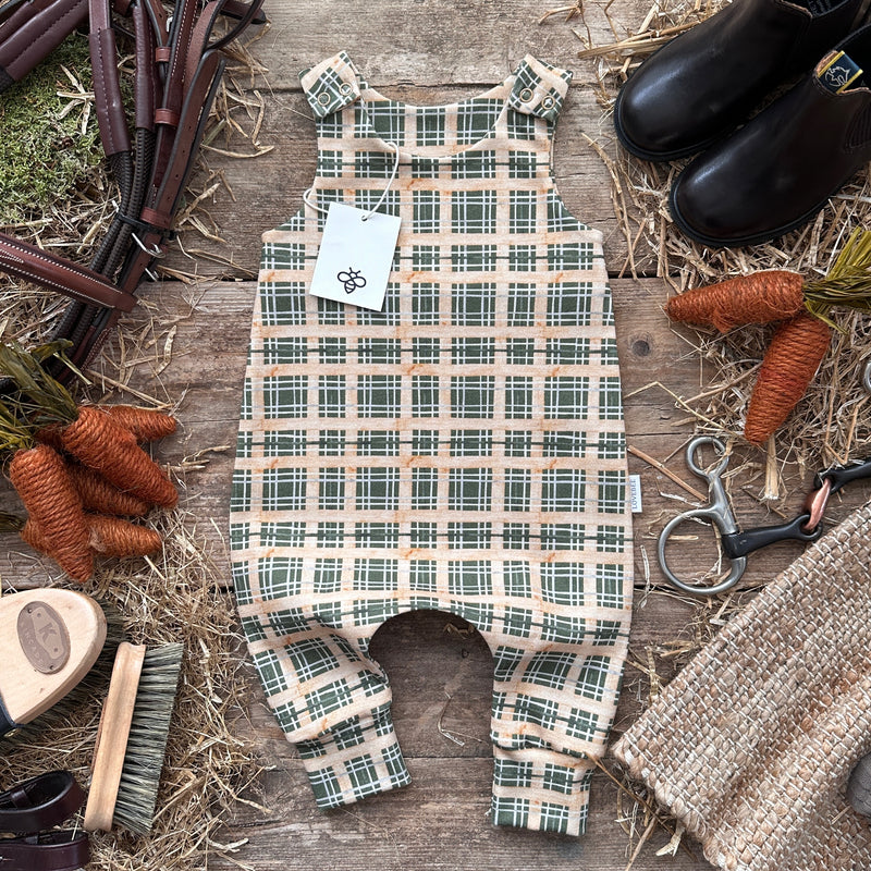 Manor House Check Long Romper