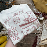 Sail Away with Bee Bodysuits, T-shirt, Hoodies and Sweatshirts