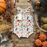 Harvest Garden Bloomer Romper