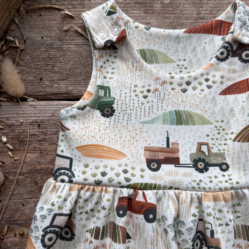 Harvest Tractor Dress