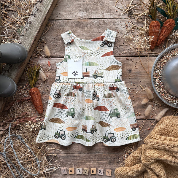 Harvest Tractor Dress | Ready To Post