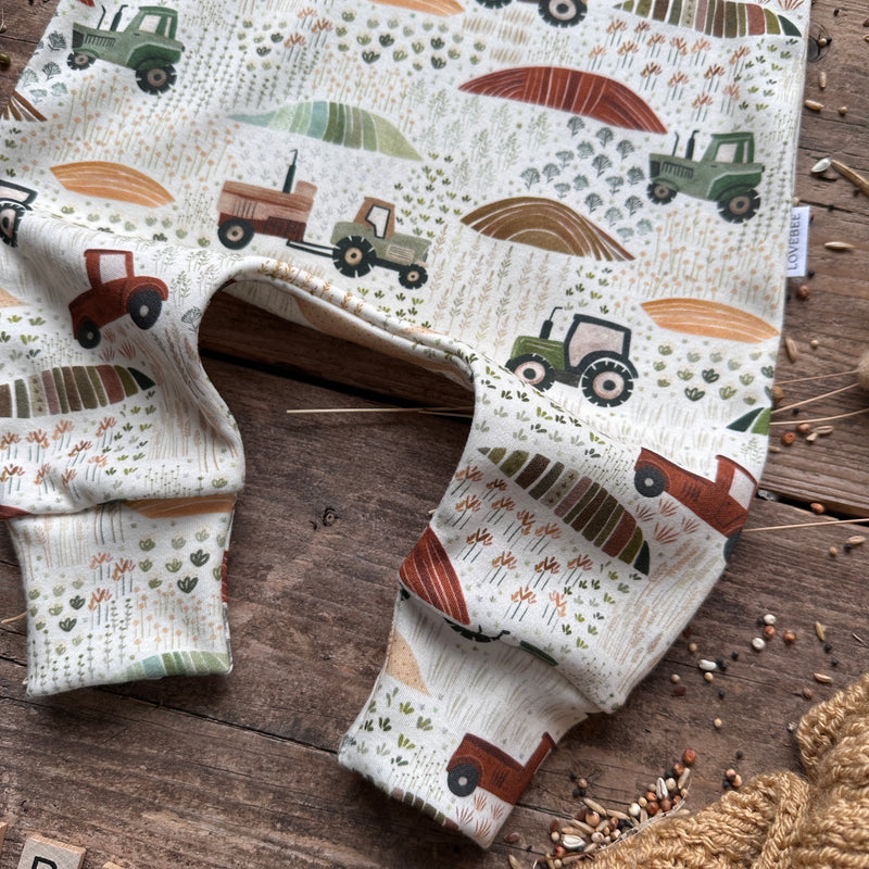 Harvest Tractor Long Romper | Ready To Post