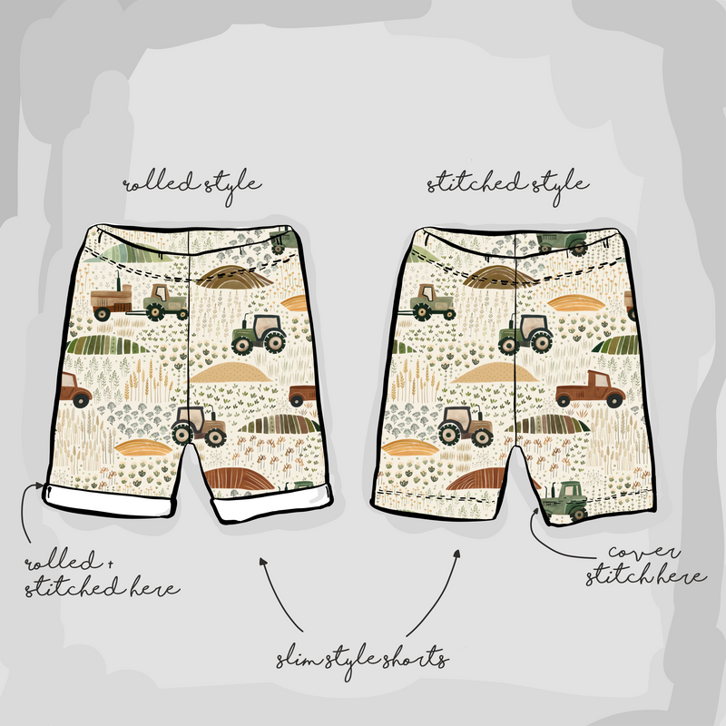 Harvest Tractor Shorts