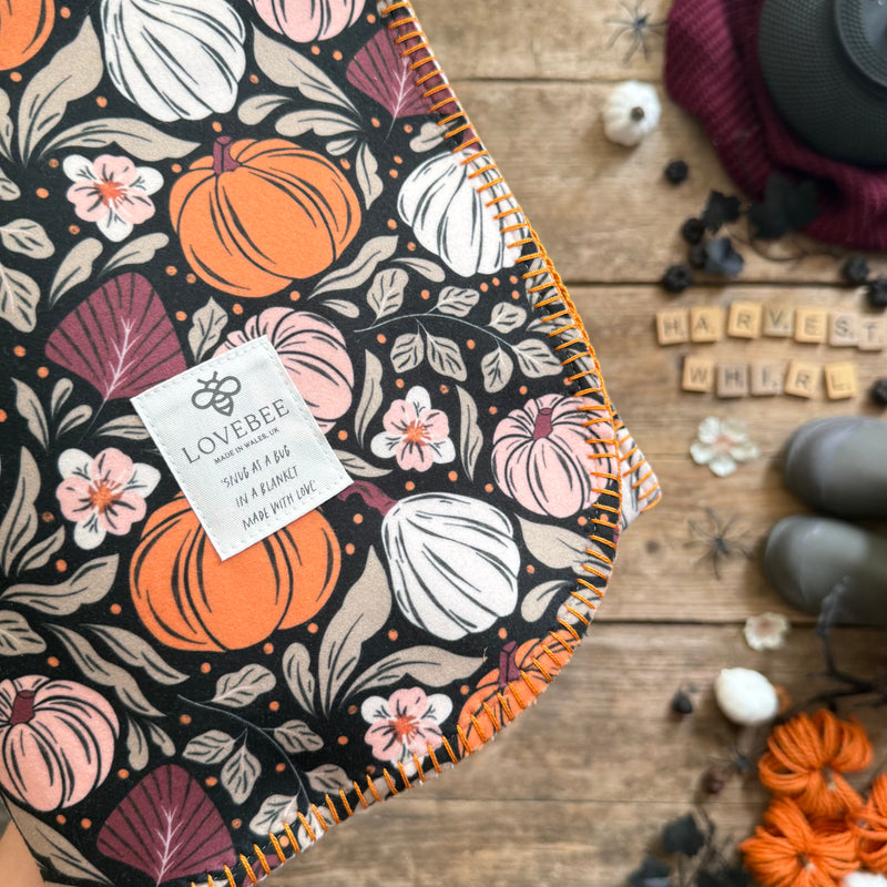 Harvest Whirl Eco Fleece Pram Blanket