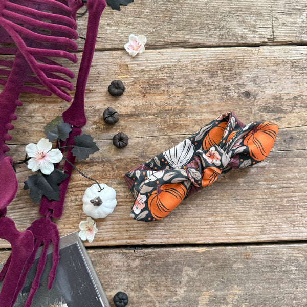 Harvest Whirl Knot Bow Headband